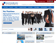 Tablet Screenshot of hazpazarlama.com